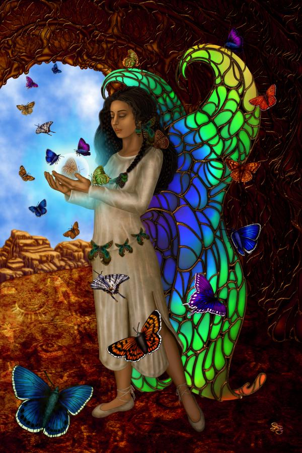 Butterfly Maiden. American Indian Goddess (Updated) Butterfly-maiden