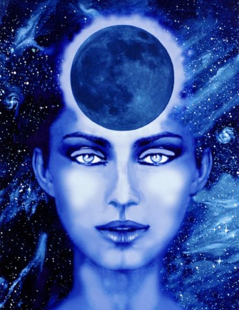 “New Moon Goddess” by Montserrat